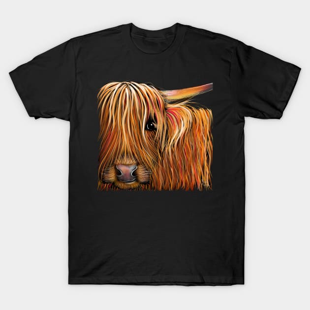 SCoTTiSH HiGHLaND CoW ' BuTTeRNuT ' T-Shirt by ShirleyMac